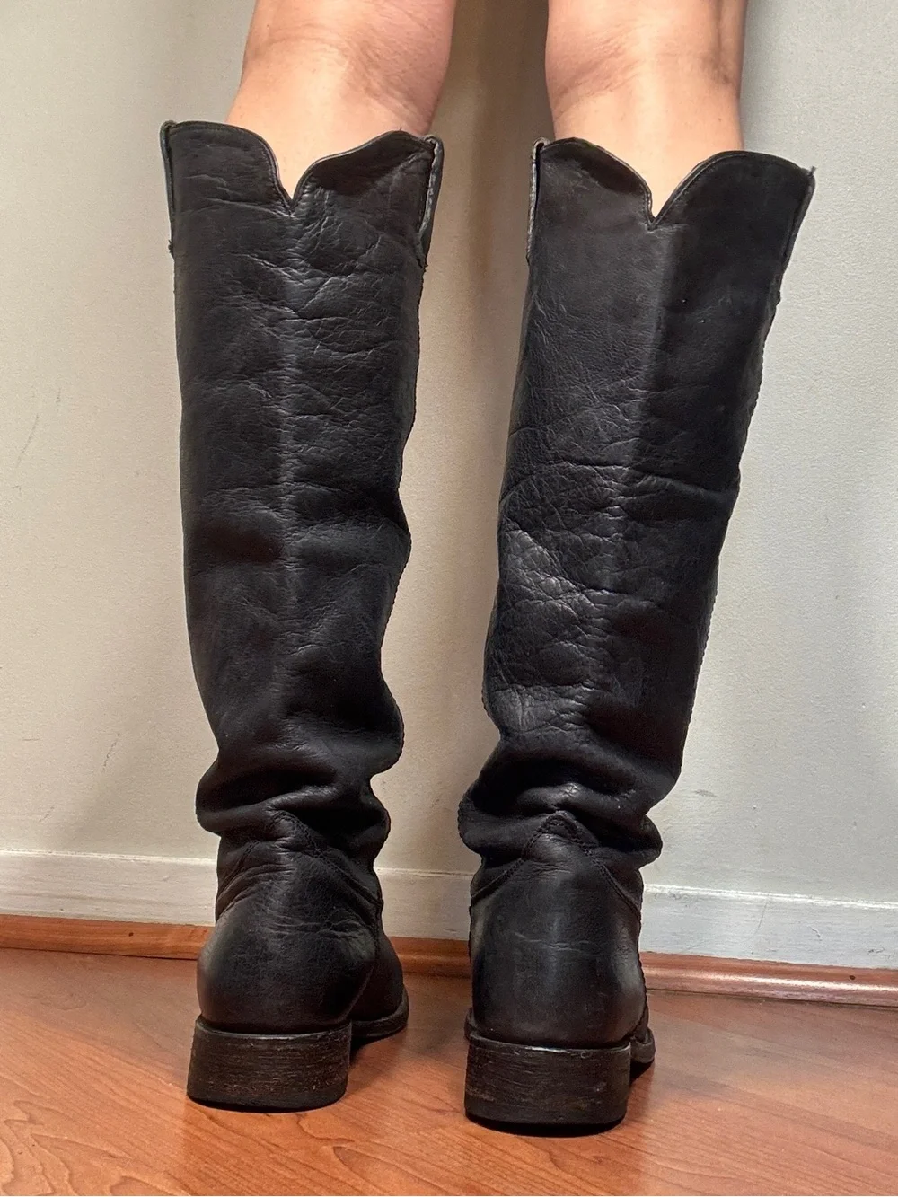 Dolce Vita Black Over-the-Knee Leather Boots